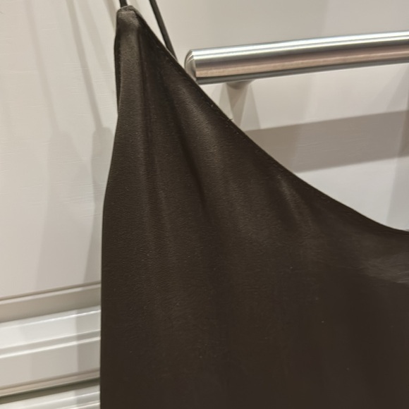 NWT Theory Vine Green silk camisole top SP - Picture 6 of 7